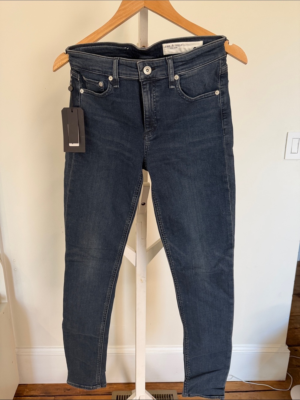 Rag & Bone Mid Rise Skinny Jean